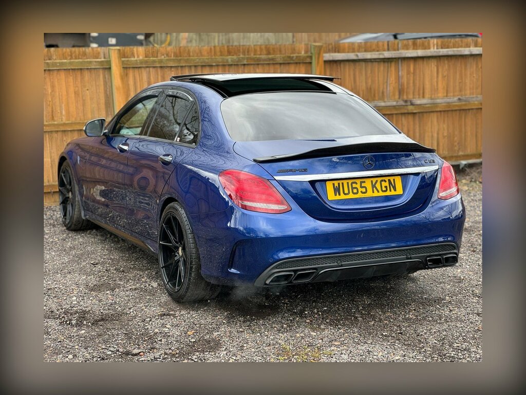 Mercedes-Benz C Class 4.0 C63 V8 Biturbo Amg Premium Spds Mct Euro 6 WU65KGN Blue #4
