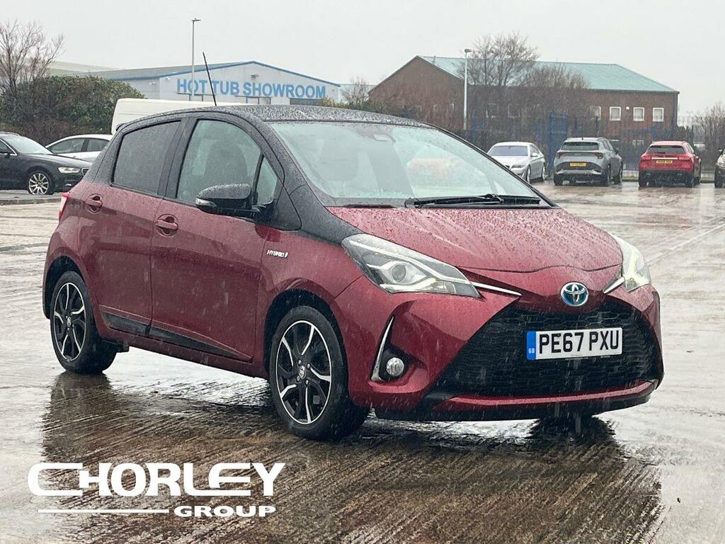 Toyota Yaris 1.5 Vvt-h Blue Bi-tone Hatchback Hybrid Red
