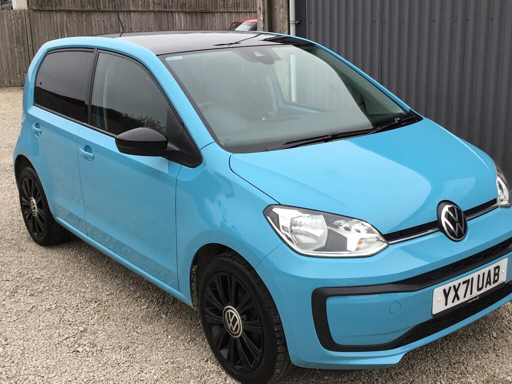 Volkswagen Up Black Edition 1.0 64 Bhp Only 48 9 YX71UAB Blue #3