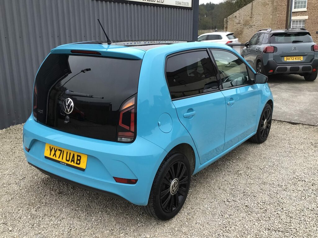 Volkswagen Up Black Edition 1.0 64 Bhp Only 48 9 YX71UAB Blue #5