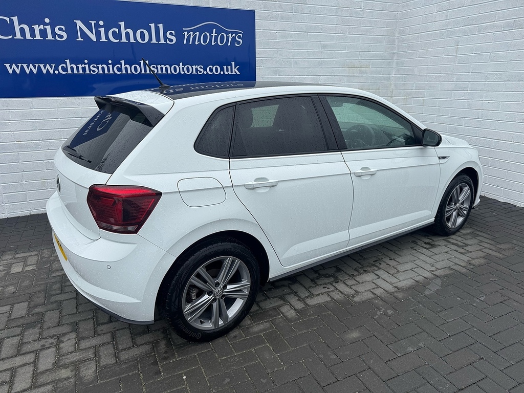 Volkswagen Polo Tsi R-line RJ20LNT White #2