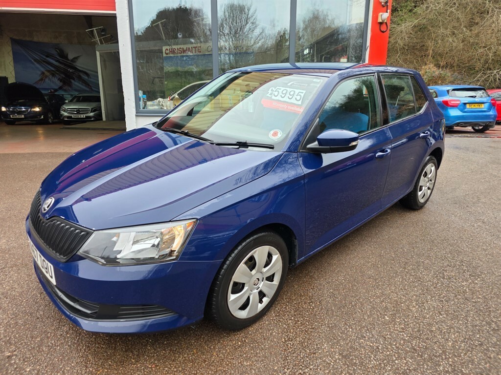 Skoda Fabia S Mpi Hatchback YA67DOU Blue #4