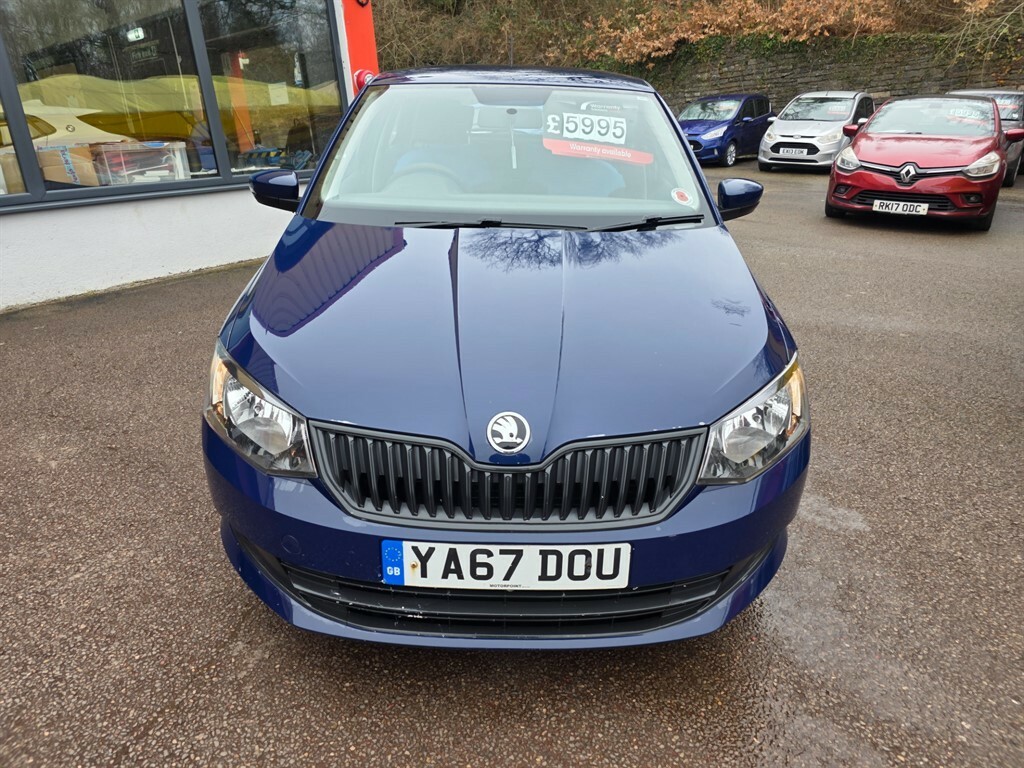 Skoda Fabia S Mpi Hatchback YA67DOU Blue #2