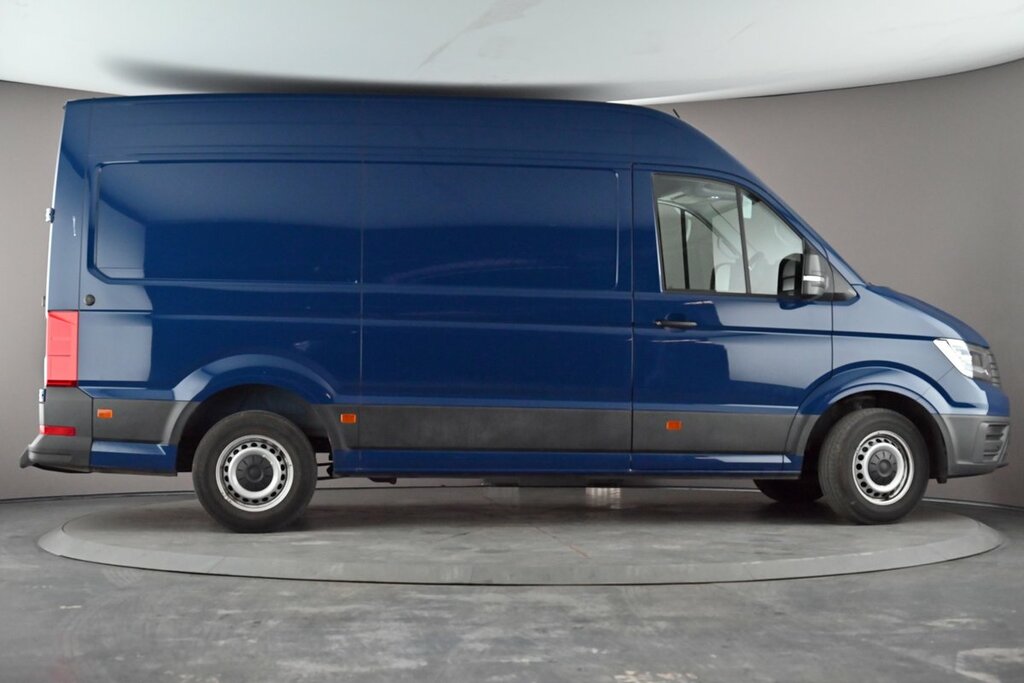 Volkswagen Crafter Cr35 Panel Van Commerce Plus Mwb 140 Ps 2.0 Tdi 6S RE74WSJ Blue #2