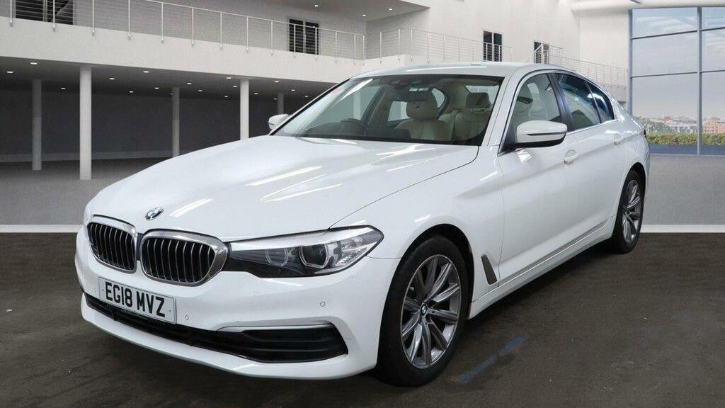 BMW 5 Series 2.0 520D Se Euro 6 Ss EG18MVZ White #2