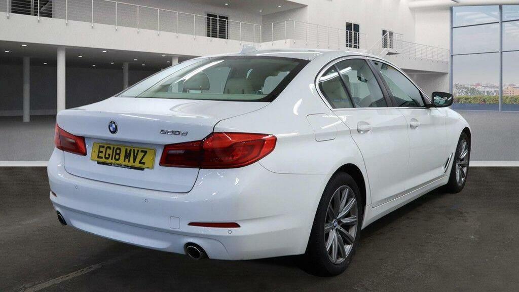 BMW 5 Series 2.0 520D Se Euro 6 Ss EG18MVZ White #4