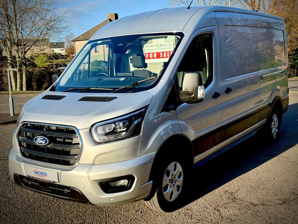 Ford Transit Custom 350 L3h2 Limited 2.0 Ecoblue 165Ps DN74UZS Silver #2