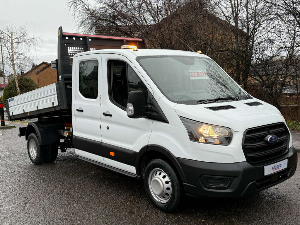 Ford Transit Custom 350 Crew Cab Tipper 2.0Ecoblue White