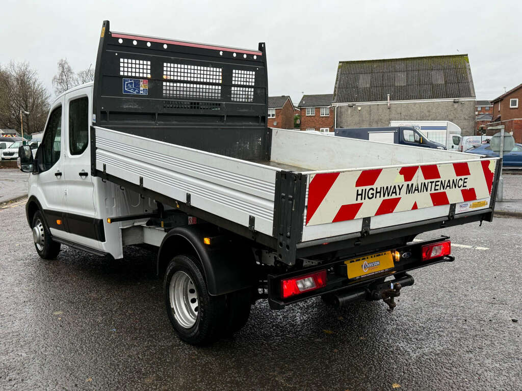 Ford Transit Custom 350 Crew Cab Tipper 2.0Ecoblue WN22UAT White #3