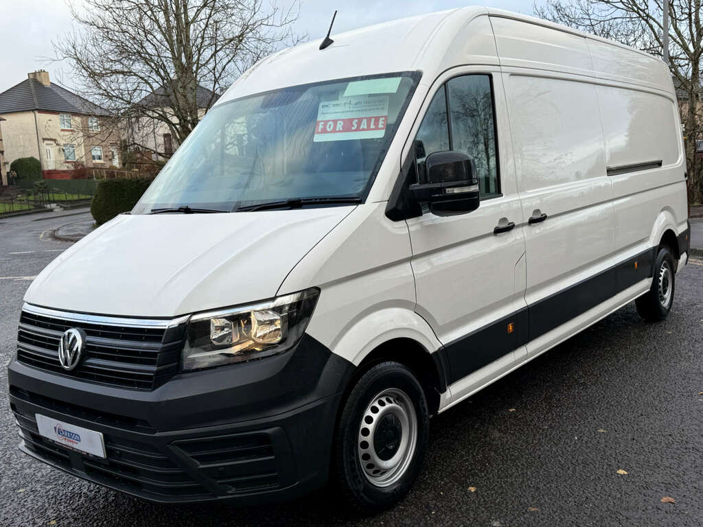 Volkswagen Crafter Cr35 Lwb Trendline Tdi Box SL72FTF White #2
