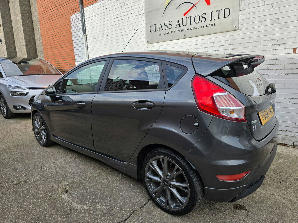 Ford Fiesta 1.0T Ecoboost St-line Euro 6 Ss YS66PWL Grey #5