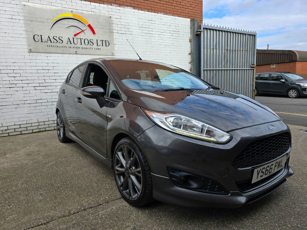 Ford Fiesta 1.0T Ecoboost St-line Euro 6 Ss YS66PWL Grey #2