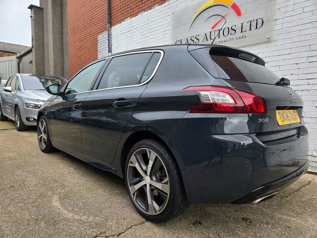 Peugeot 308 2.0 Bluehdi Gt Line Euro 6 Ss Grey #4