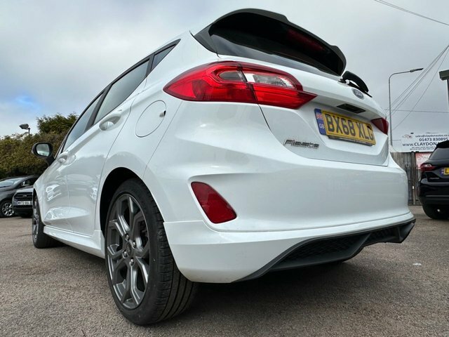 Ford Fiesta 1.0T Ecoboost Gpf St-line Hatchback Eur BX68XLG White #6