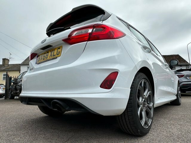 Ford Fiesta 1.0T Ecoboost Gpf St-line Hatchback Eur BX68XLG White #5