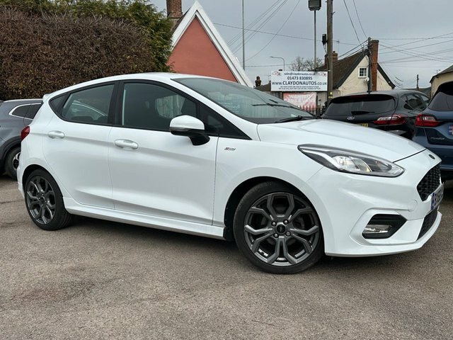 Ford Fiesta 1.0T Ecoboost Gpf St-line Hatchback Eur White