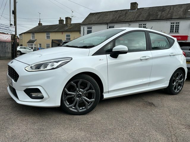 Ford Fiesta 1.0T Ecoboost Gpf St-line Hatchback Eur BX68XLG White #2