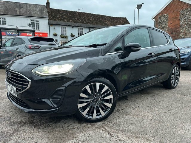 Ford Fiesta 1.0T Ecoboost Mhev Titanium X LM72FDU Black #2