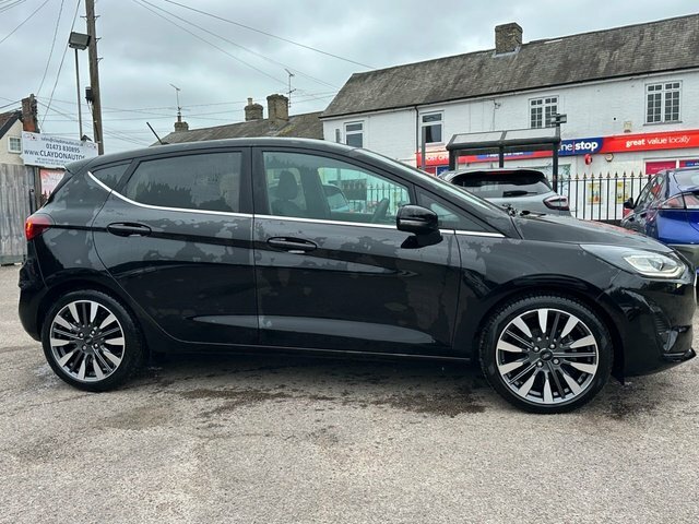 Ford Fiesta 1.0T Ecoboost Mhev Titanium X LM72FDU Black #3