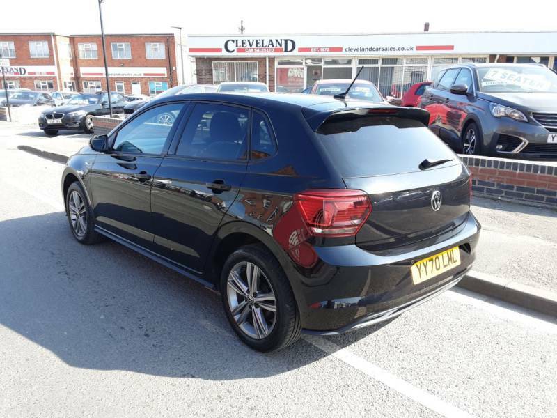Volkswagen Polo 1.0 Tsi 95 R-line - 2020 70 YY70LML Black #4