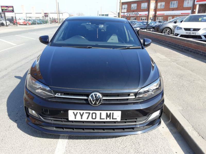Volkswagen Polo 1.0 Tsi 95 R-line - 2020 70 YY70LML Black #2