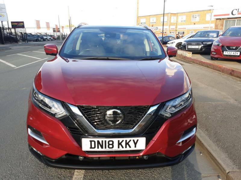 Nissan Qashqai 1.5 Dci N-connecta - 2018 18 DN18KKY Red #2