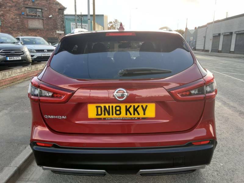 Nissan Qashqai 1.5 Dci N-connecta - 2018 18 DN18KKY Red #3