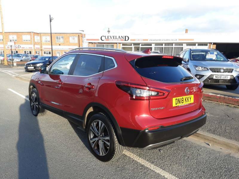 Nissan Qashqai 1.5 Dci N-connecta - 2018 18 DN18KKY Red #4