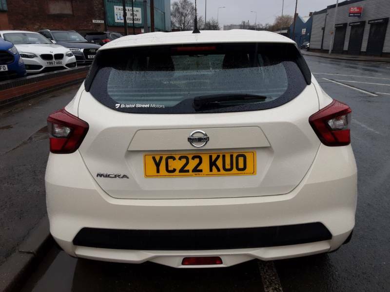 Nissan Micra 1.0 Ig-t 92 Acenta - 2022 22 YC22KUO White #3