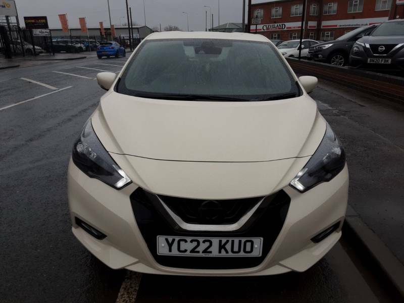 Nissan Micra 1.0 Ig-t 92 Acenta - 2022 22 YC22KUO White #2