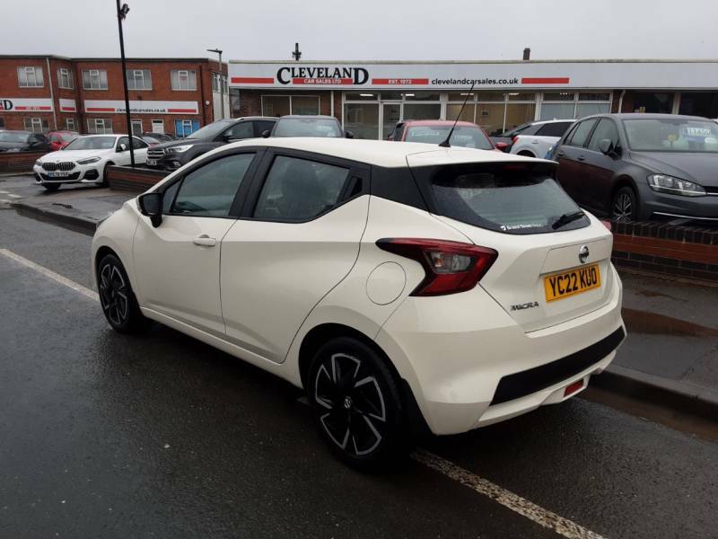 Nissan Micra 1.0 Ig-t 92 Acenta - 2022 22 YC22KUO White #4