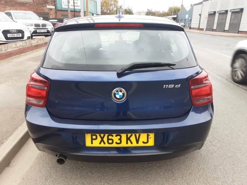 BMW 1 Series 118D Sport - 2013 63 PX63KVJ Blue #3