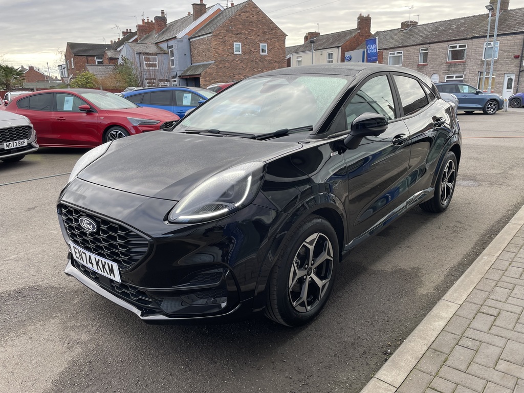 Ford Puma 1.0 Ecoboost Hybrid Mhev St-line EN74KKM Black #3