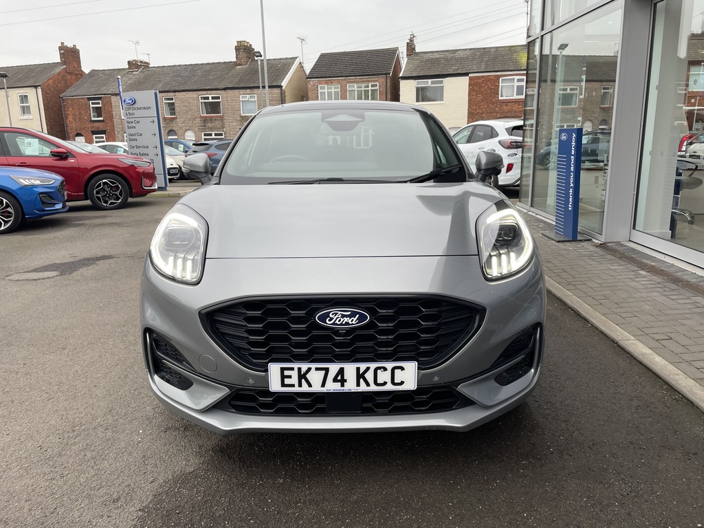 Ford Puma 1.0 Ecoboost Hybrid Mhev St-line X Dct EK74KCC Silver #2