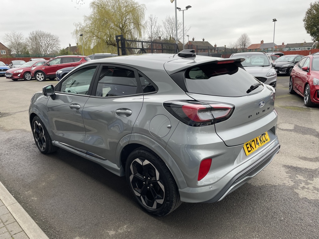 Ford Puma 1.0 Ecoboost Hybrid Mhev St-line X Dct EK74KCC Silver #4