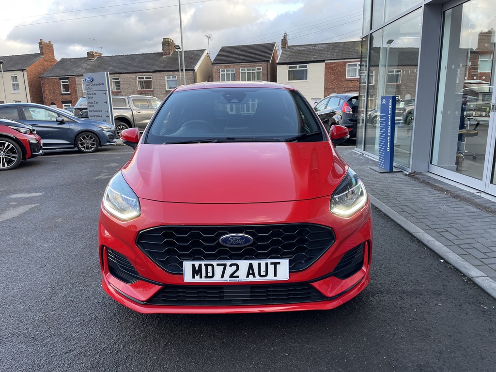 Ford Fiesta 1.0 Ecoboost Hybrid Mhev 125 St-line MD72AUT Red #2