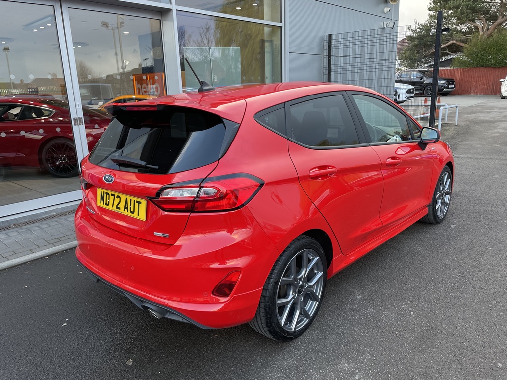 Ford Fiesta 1.0 Ecoboost Hybrid Mhev 125 St-line MD72AUT Red #6