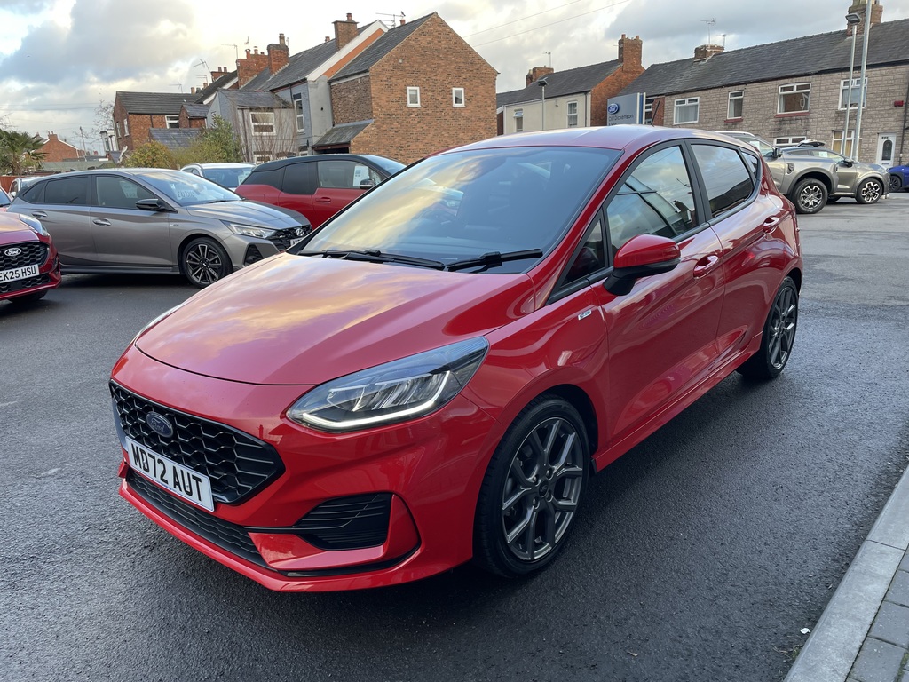 Ford Fiesta 1.0 Ecoboost Hybrid Mhev 125 St-line MD72AUT Red #3