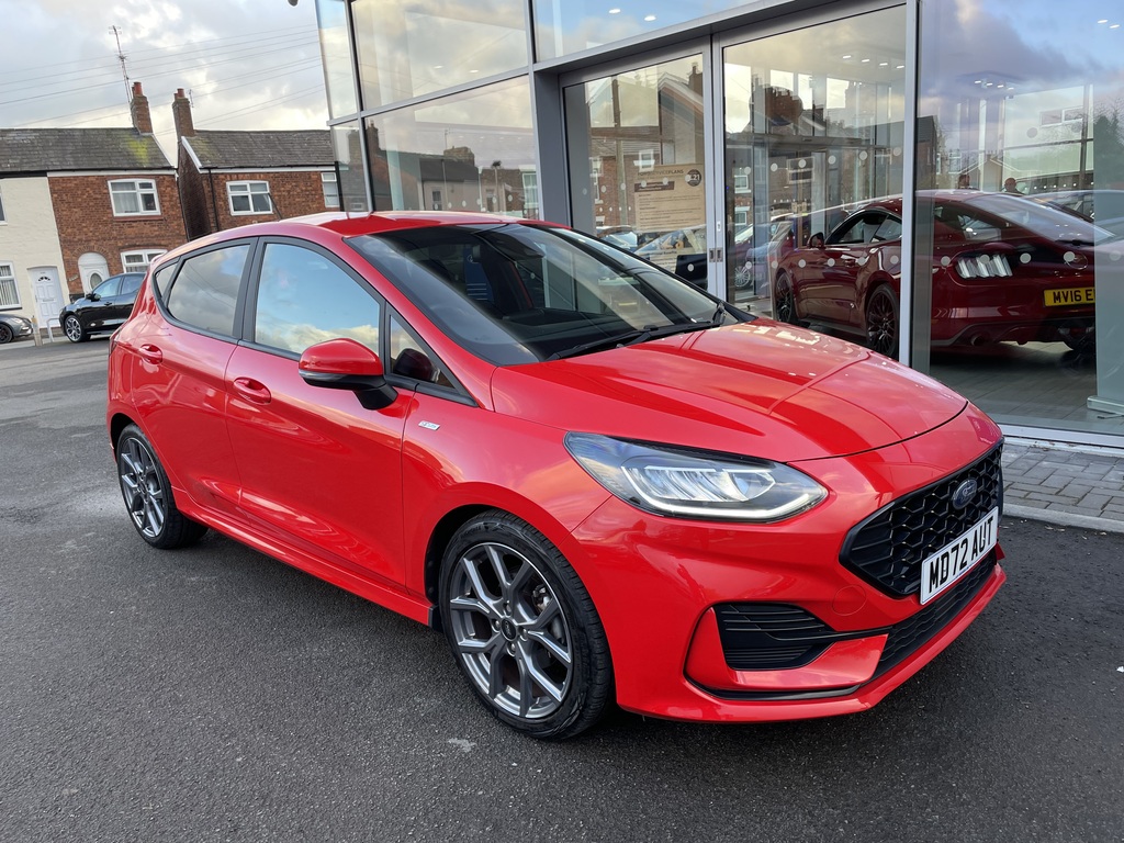 Ford Fiesta 1.0 Ecoboost Hybrid Mhev 125 St-line Red