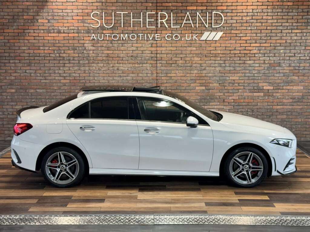 Mercedes-Benz A Class 1.3 A250e 15.6Kwh Amg Line Premium Plus Saloon 4 YJ72HEV White #2