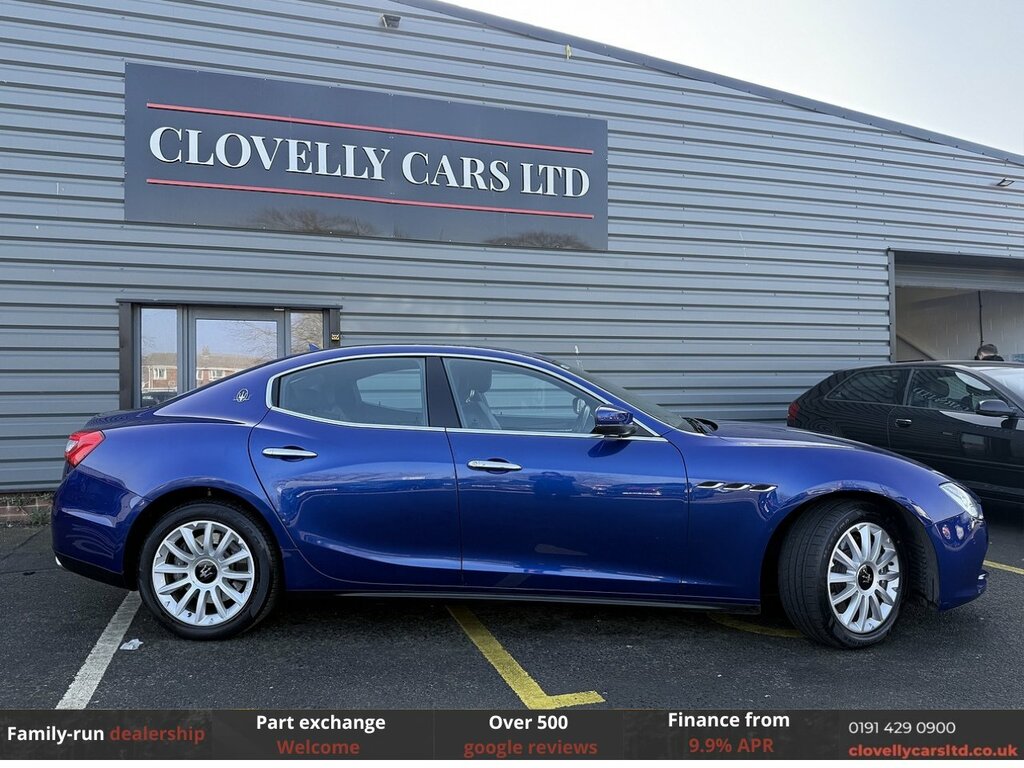 Maserati Ghibli 3.0D V6 Saloon Zf Euro 5 Ss 275 Ps Blue