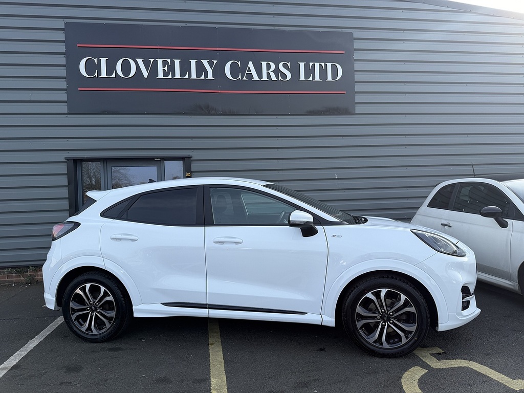 Ford Puma 1.0T Ecoboost Mhev St-line Suv E DT21XYZ White #6