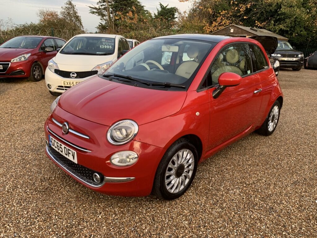Fiat 500 Petrol GC65OFV Red #3