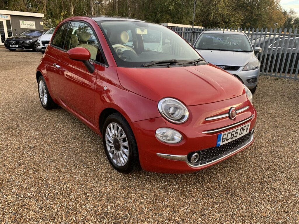 Fiat 500 Petrol Red