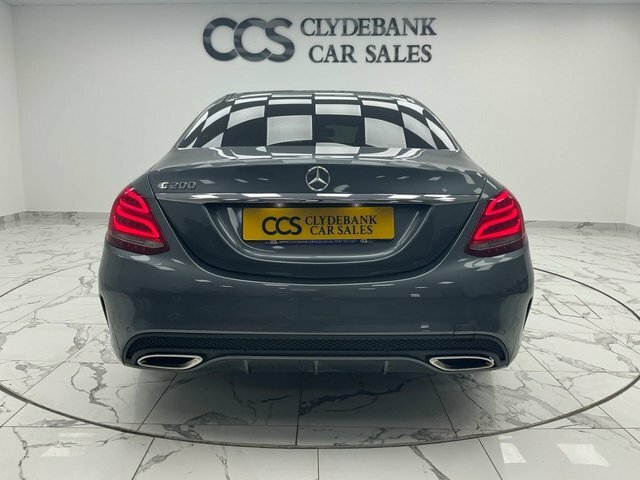 Mercedes-Benz C Class 2.0 C200 Amg Line Saloon G-tronic Euro SR17CYL Grey #4
