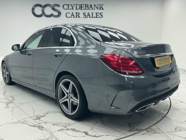 Mercedes-Benz C Class 2.0 C200 Amg Line Saloon G-tronic Euro SR17CYL Grey #5