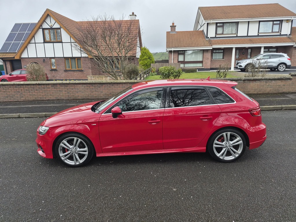 Audi A3 1.6 Tdi S-line YY66NLL Red #2