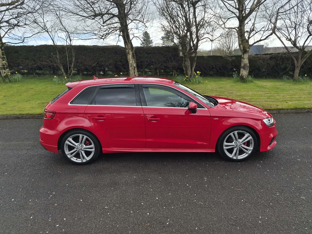 Audi A3 1.6 Tdi S-line YY66NLL Red #6