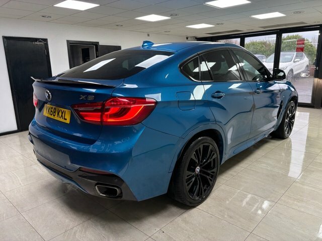 BMW X6 2018 3.0 30D M Sport Edition Suv X YK68KXL Blue #3
