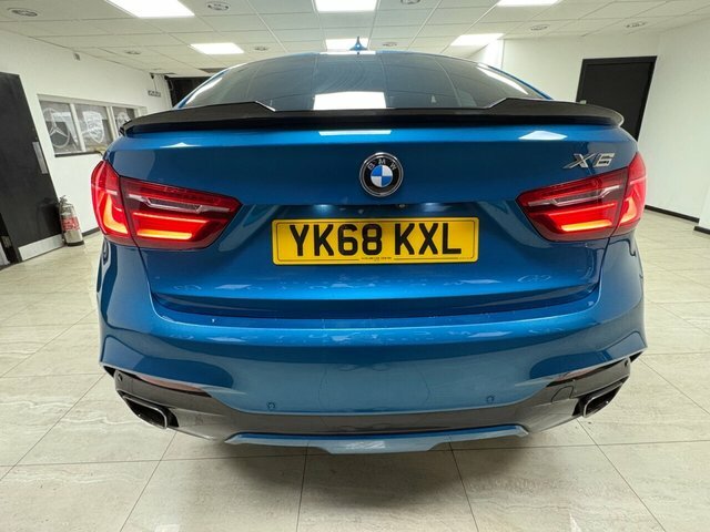 BMW X6 2018 3.0 30D M Sport Edition Suv X YK68KXL Blue #4